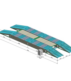 Модульные металлические эстакады высокие Эстакада высокая 6-метровая
